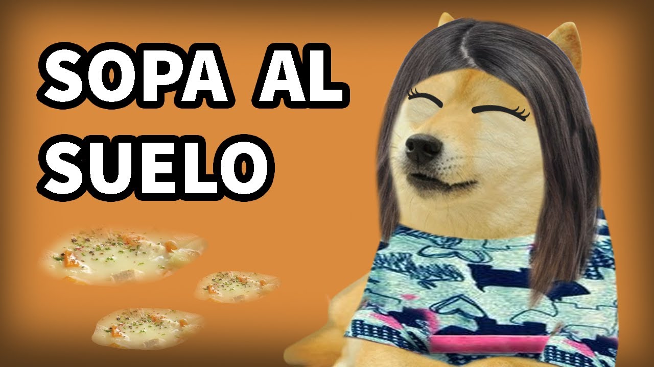 SOPA AL SUELO / Mini-hilo con cheems