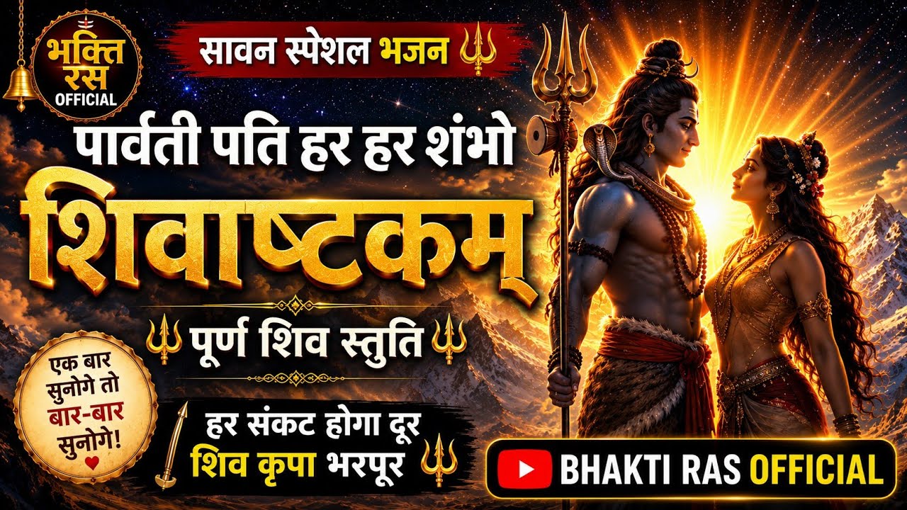 पार्वती पति हर हर शम्भो | पूर्ण शिव स्तुति with Lyrics | Har Har Shambho Shiv Bhajan @mokshita526 