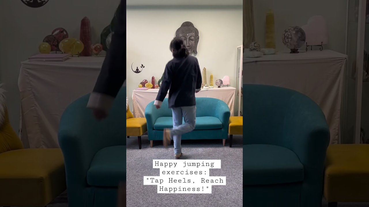 Happy jumping exercises: