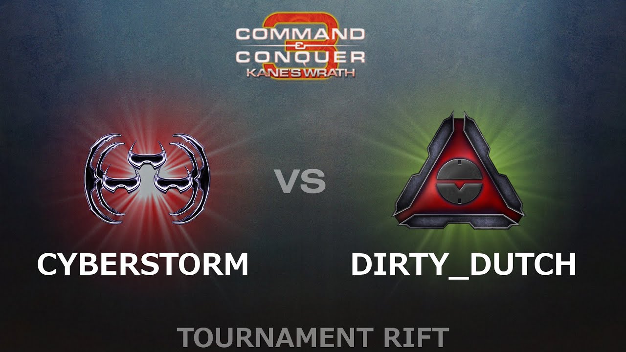 C&C3: Kane's Wrath 1v1 - XXcyberstormXX (R17) vs. DirTy_D_o|/|/nZ (MoK)