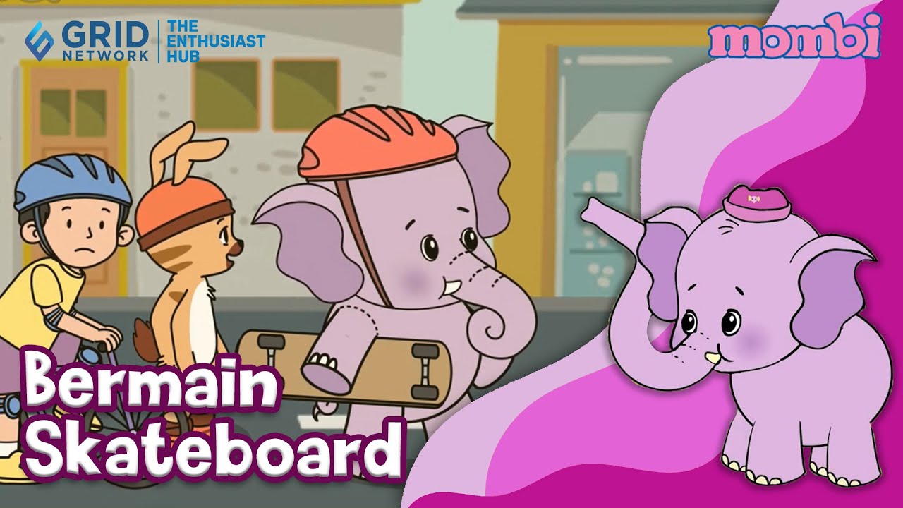 Cerita Anak - Bermain Skateboard - Bona and Friends - Kartun Anak