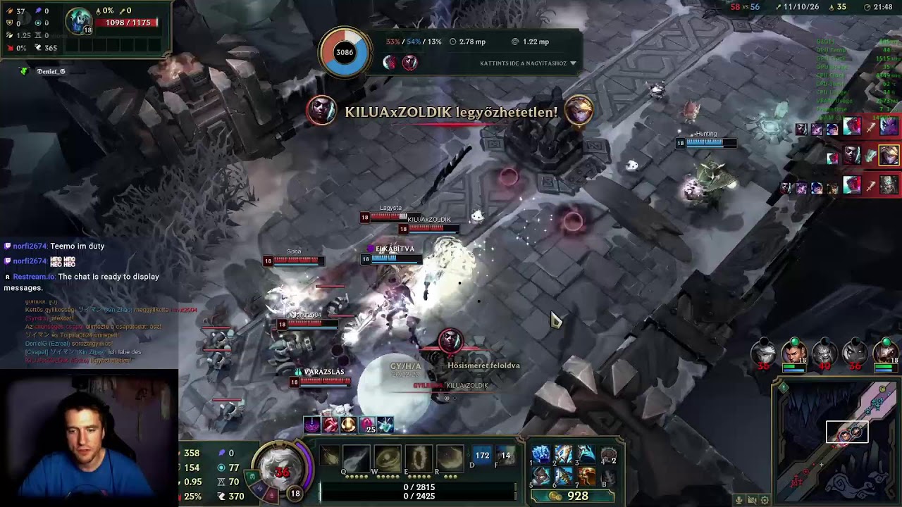 🔥 HUN 🎮 ARAM 🔥 #aram #magyar #stream #livestream