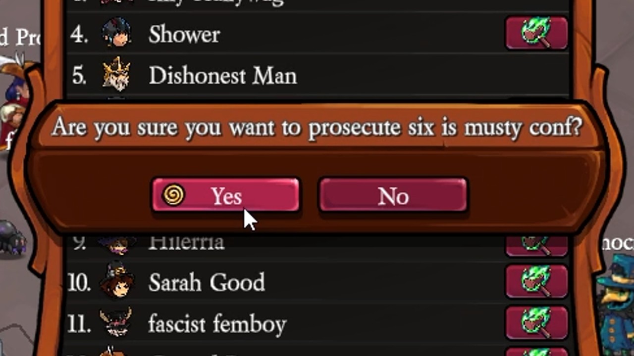 When you decide to carry as the Prosecutor...