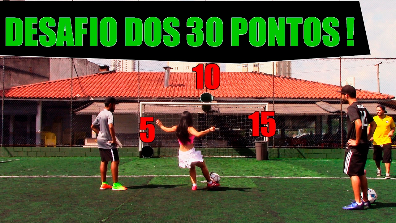DESAFIO DOS 30 PONTOS COM FREESTYLERS - DESAFIO DE FUTEBOL - FOOTZ