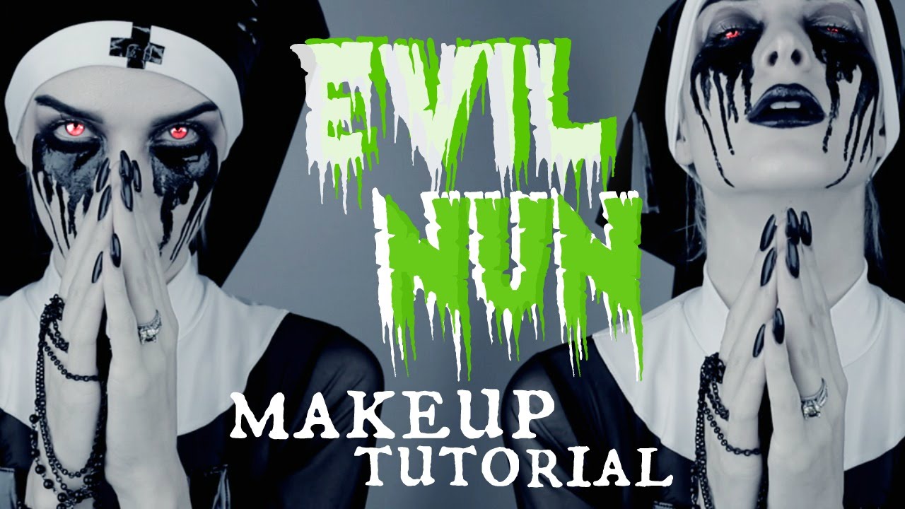 Evil Nun Makeup Tutorial