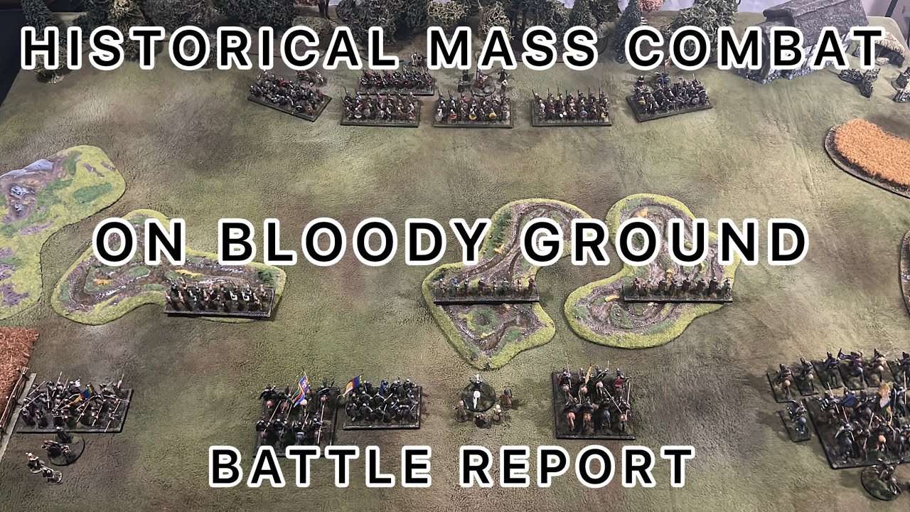 Historical Mass Combat Wargame - Battle Report - On Bloody Ground The Norman Conquest