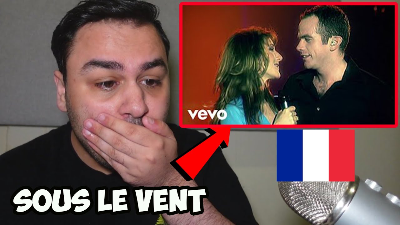 Garou and Celine Dion - Sous le vent (Live à Bercy) REACTION