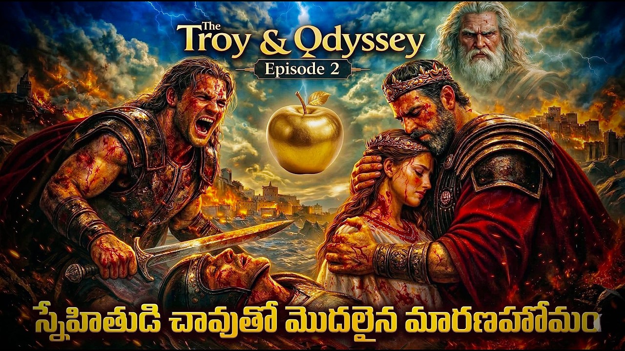సొంత కూతురినే బలిచ్చిన తండ్రి! గ్రీకు పురాణాల్లో భయంకరమైన రోజు! || The Troy & Odyssey - Episode 02