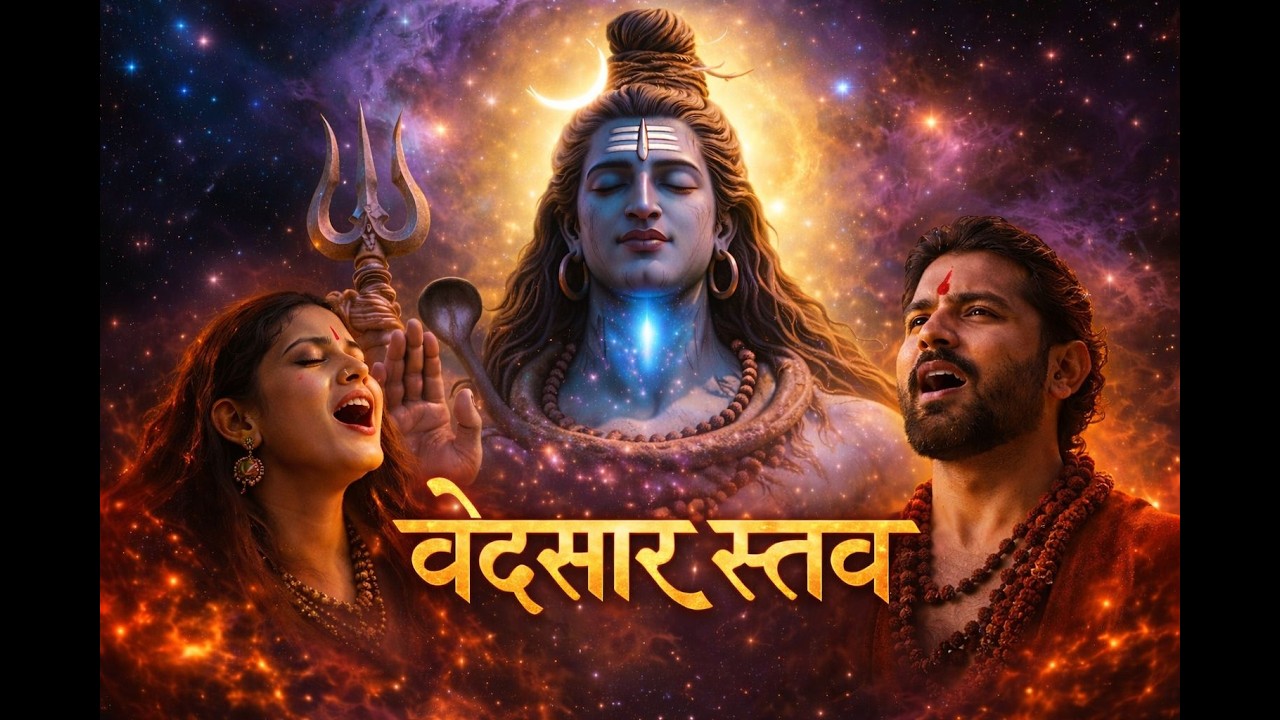 वेदसार स्तव (युगल) | शंकराचार्य कृत स्तोत्र  🔱 Calm & Powerful Shiva Stotram | Sanskrit Bhakti Chant