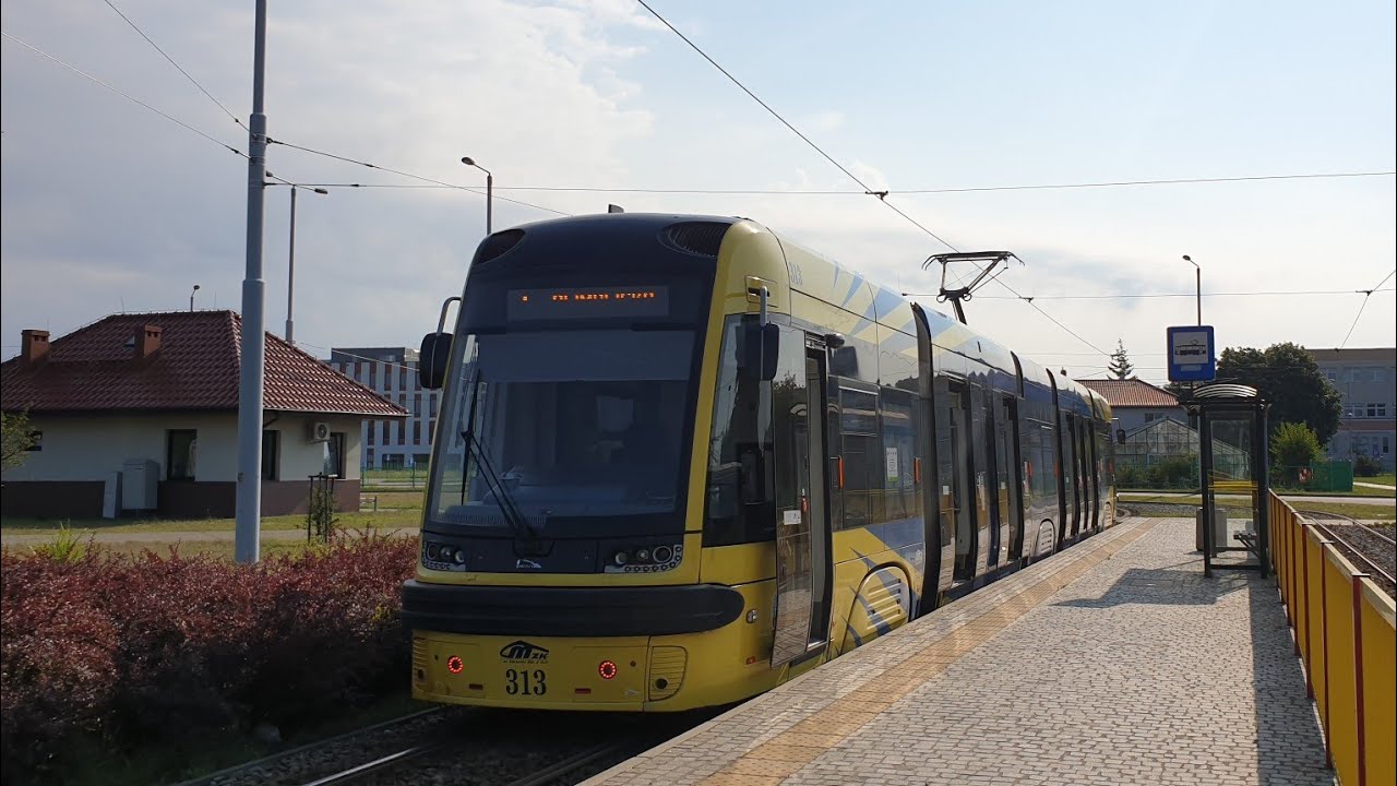 MZK Toruń - linia 1 | Pesa Swing 122NbT Duo #313