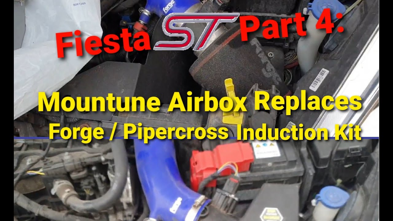 2014 Ford Fiesta ST Part 4: Replacing Forge Pipercross Induction Kit with Mountune Airbox (MAF code)