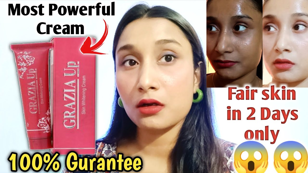 Graziaup cream|Skin Whitening Cream|uses,Side-effects|गोरेपन की क्रीम|Crystal glow|skinshine|in 2022