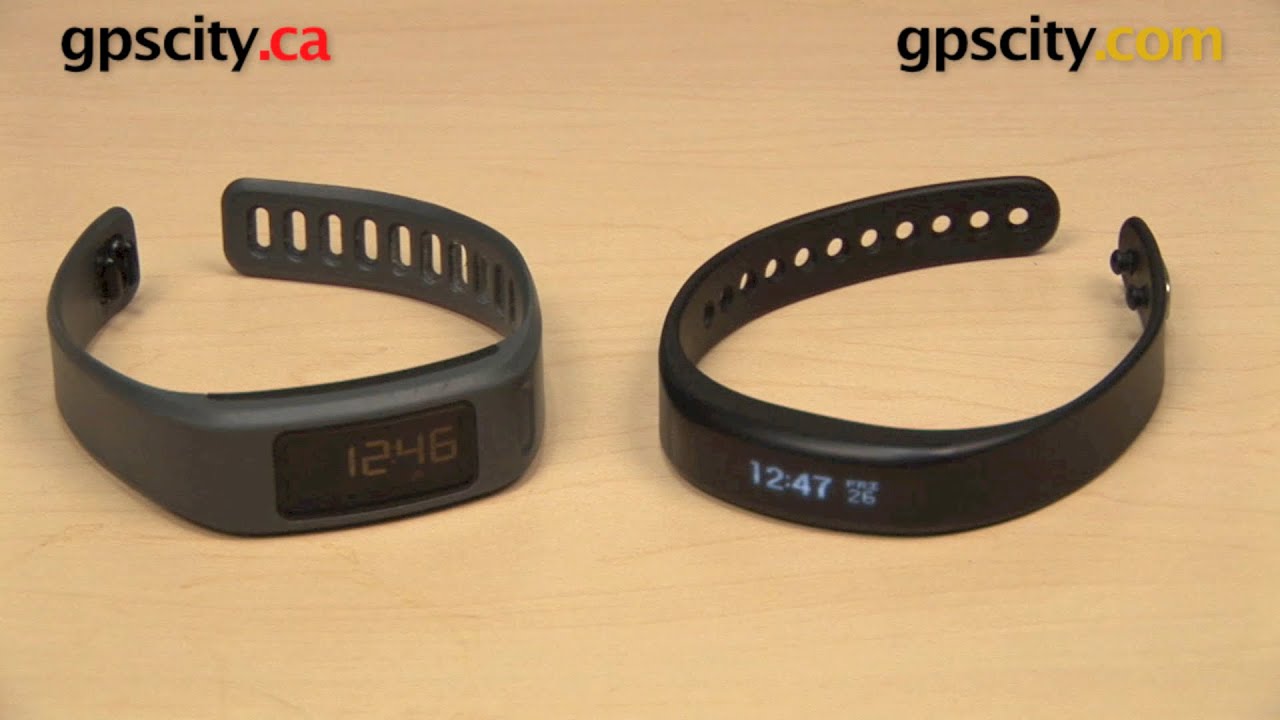 Garmin vivosmart vs vivofit Activity Tracker Comparison with GPS City