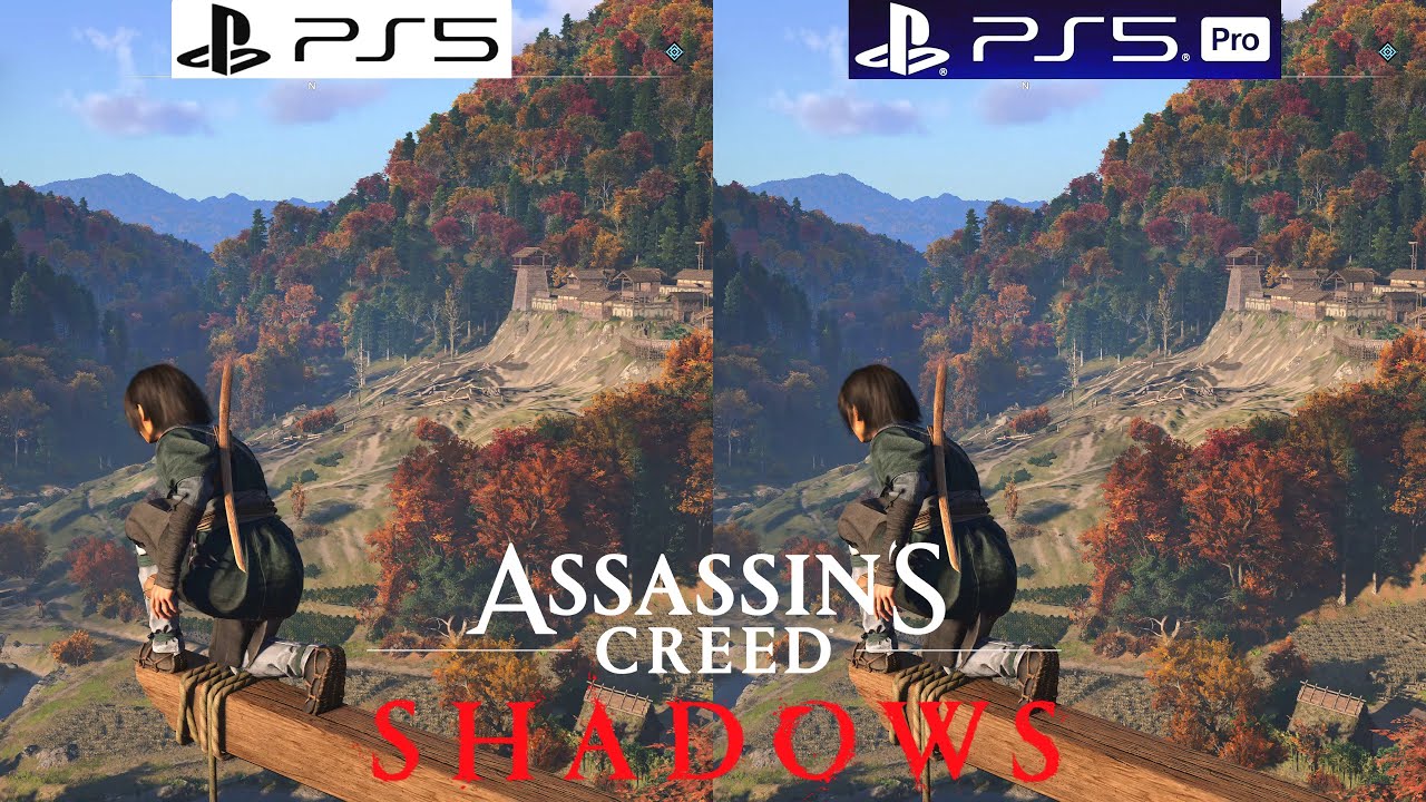 Assassin's Creed Shadows PS5 vs PS5 Pro - Graphics Comparison - Framerate - Loading Times - 4k