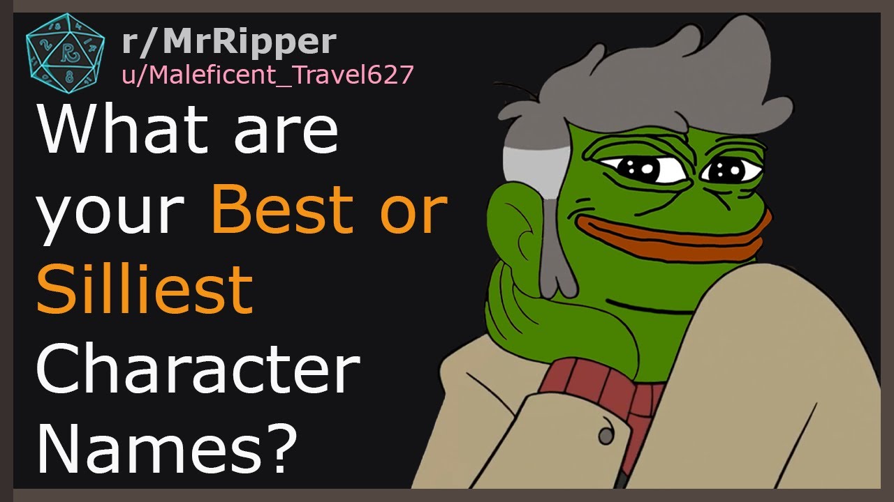 D&D Players, What are your Best or Silliest Character Names?  #dnd #dndstories