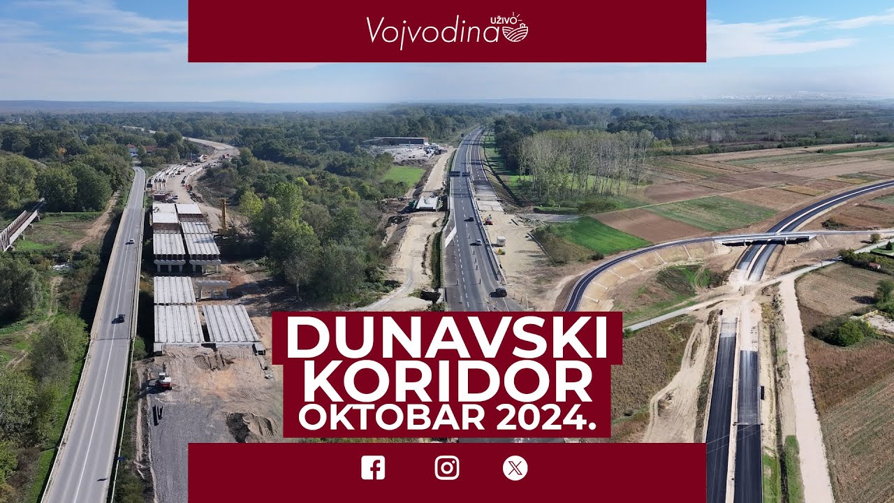Dunavski koridor: Brza saobraćajnica Požarevac - Golubac/Oktobar 2024. @VojvodinaUzivo