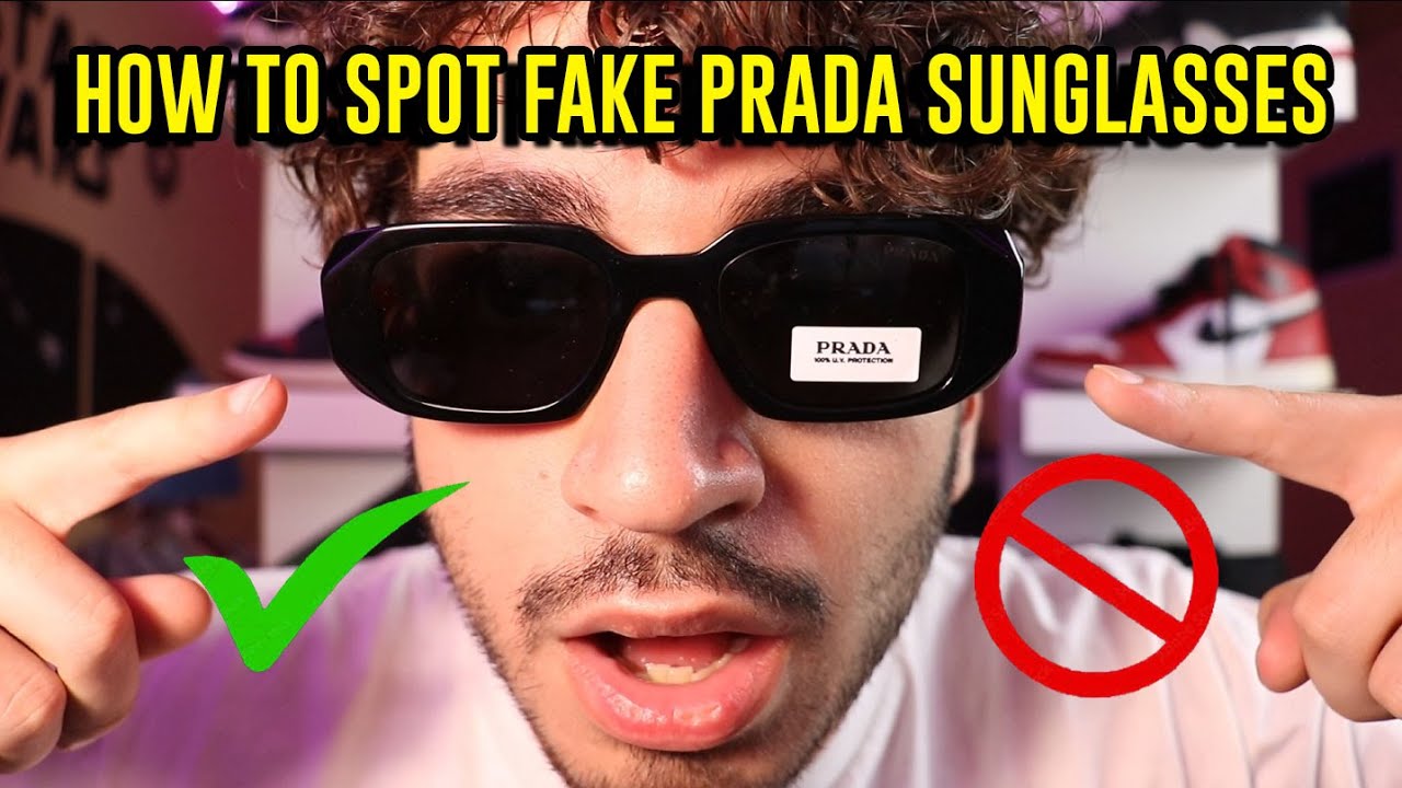 КАК РАСПОЗНАТЬ ПОДДЕЛЬНЫЕ СОЛНЦЕЗАЩИТНЫЕ ОЧКИ PRADA | Очень просто!