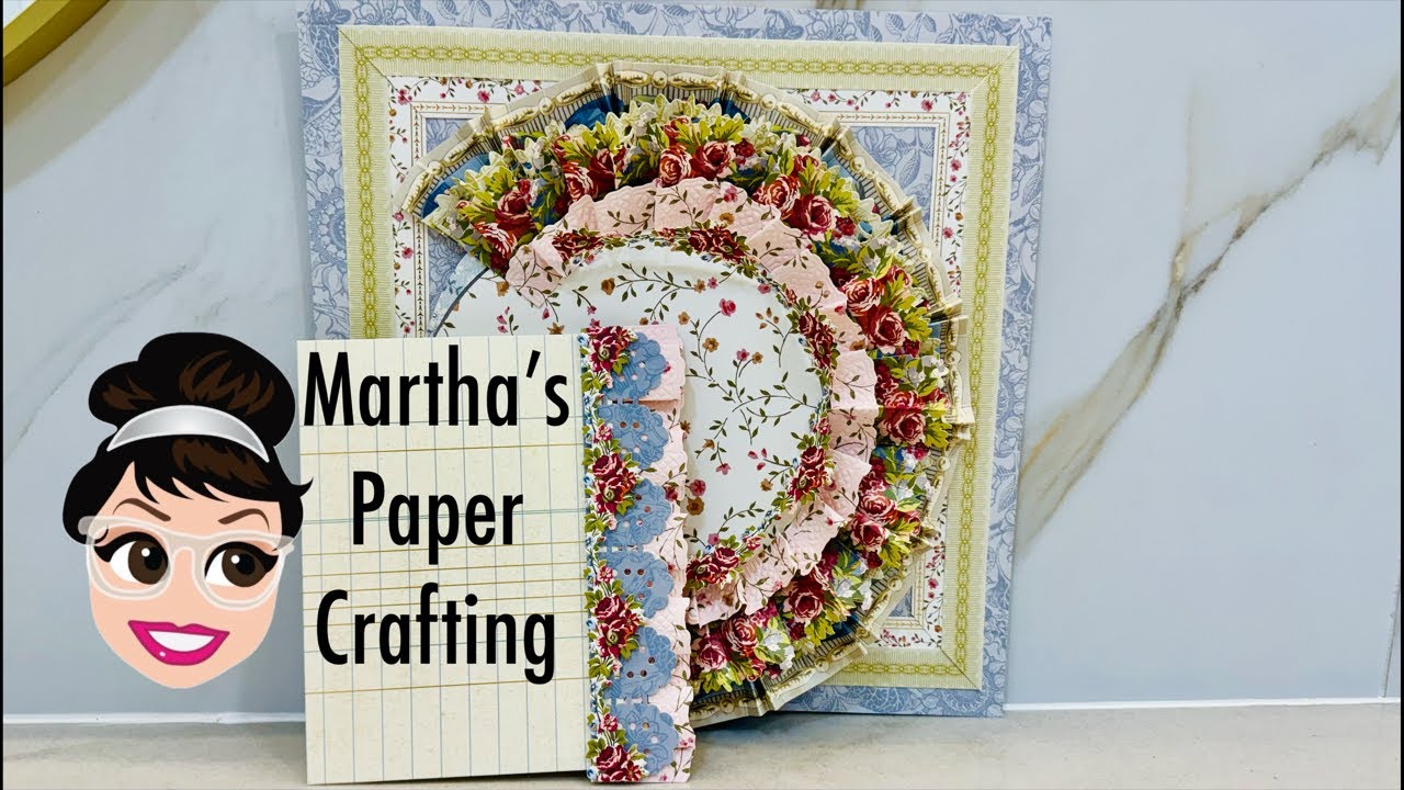Титульный лист альбома «Полевые цветы» Анны Гриффин. Магазин Martha’s Paper Crafting уже здесь!