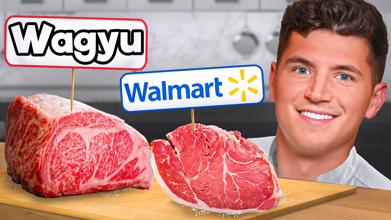 $10 Walmart Steak vs $300 Wagyu Steak
