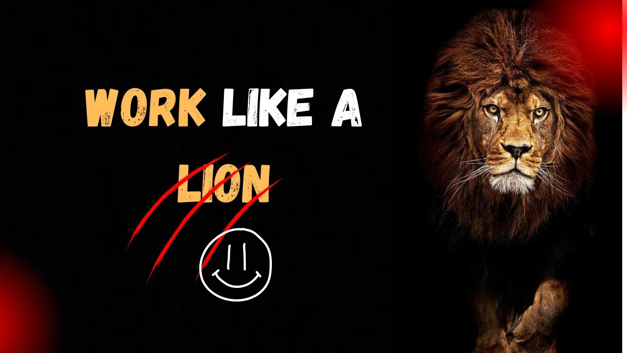 &ldquo;Work Like a Lion&rdquo;#WorkLikeALion #MotivationalSpeech #LifeLessons #FocusAndDiscipline
