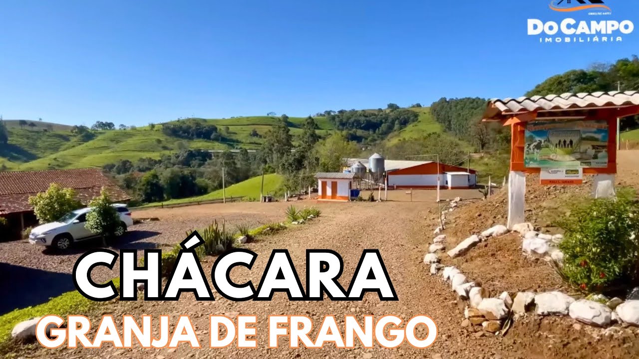 (INDISPONÍVEL) CHÁCARA À VENDA EM SANTA CATARINA CASA RIO AVIÁRIO E FRUTAS