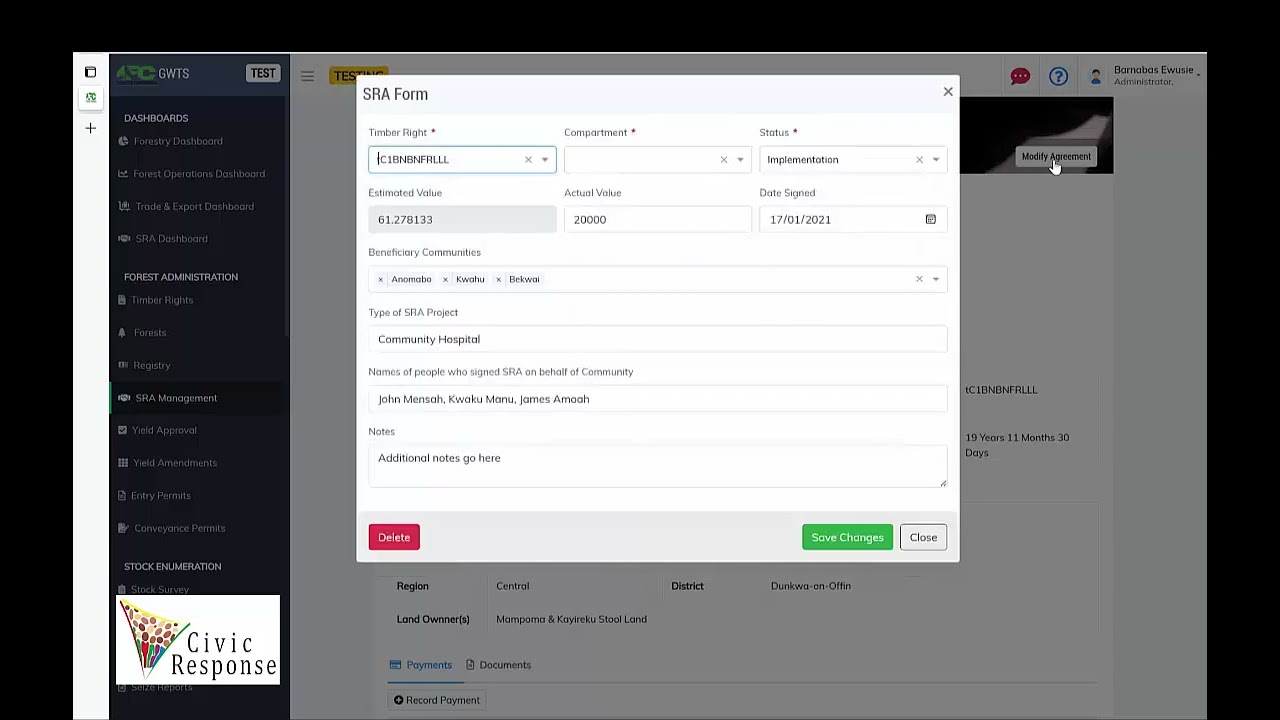 Tutorial: How to Upload SRA Data unto the Ghana Wood Tracking System