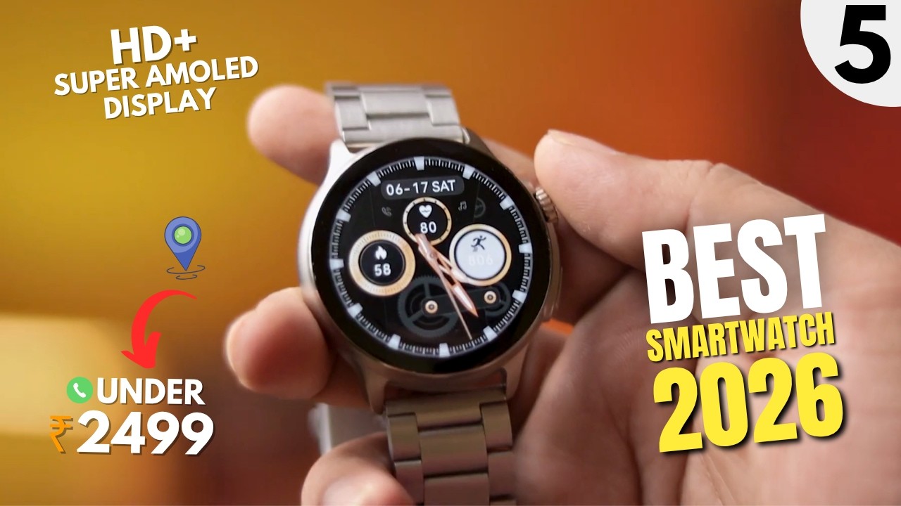 NEW (2026)🔥Best Smartwatch Under ₹3000⌚Round Dial Calling Smartwatch🔥Best Smartwatch in 2026
