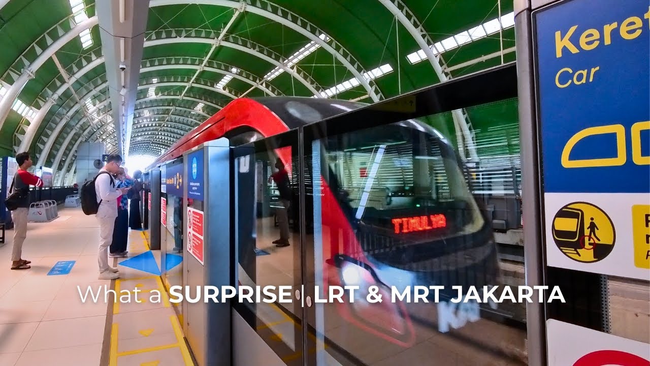 HOW to Transfer from LRT to MRT in Jakarta Mass Rapid Transportation System