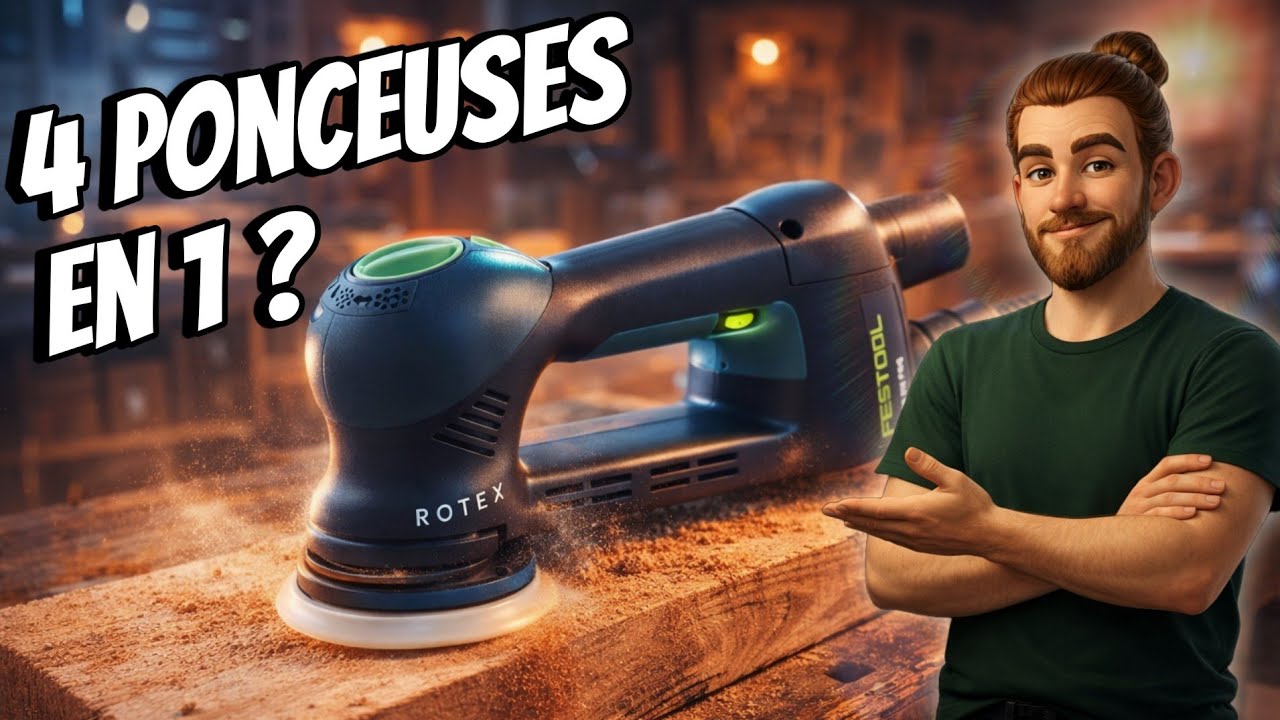 Festool ROTEX 90 cette ponceuse en vaut 4 ! 😱