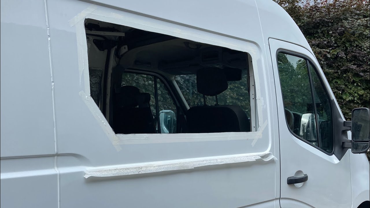 Renault master window install