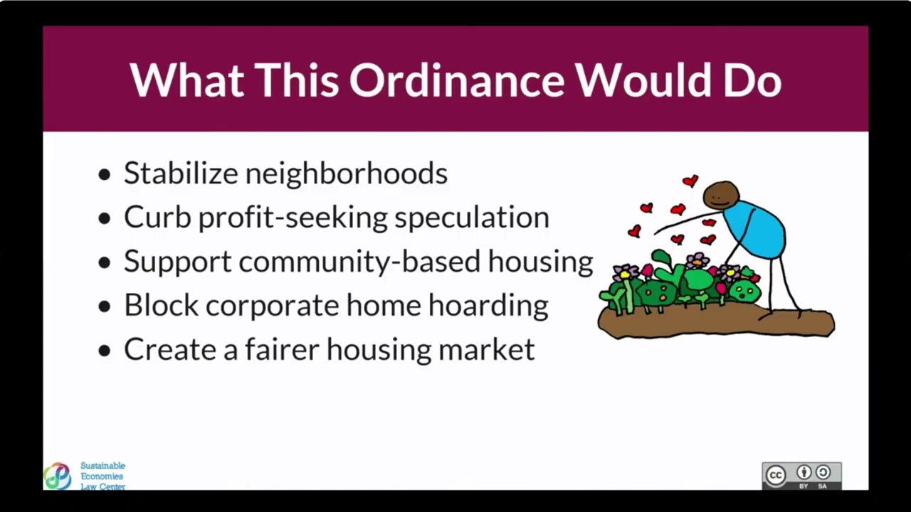 Sustainable Economies Law Center presents Ban Land Grabs proposal to Richmond City Council