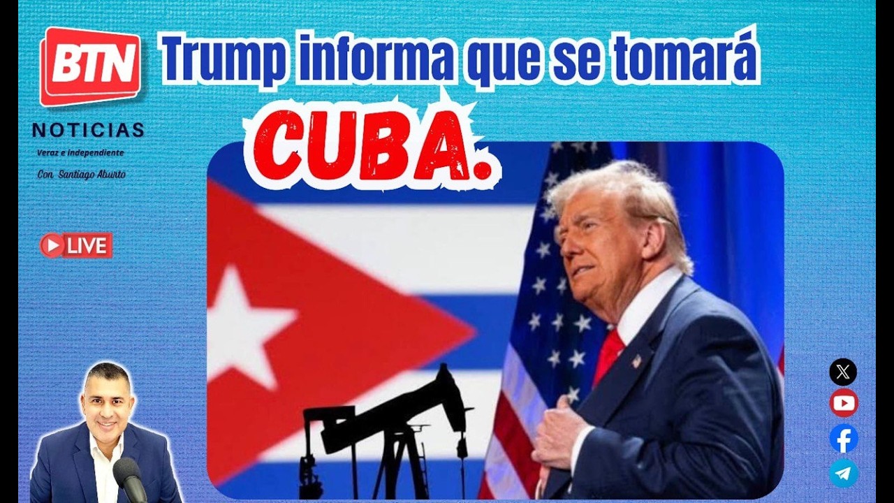 En Vivo: Trump informa que se tomar&aacute; Cuba. 27 de Febrero 2026.