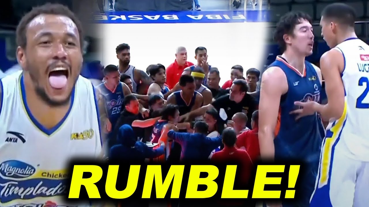 Nauwi sa rambulan ang laban ng Magnolia at Bolts! | Naging Wrestling ang laban ni Hodge at Abueva!