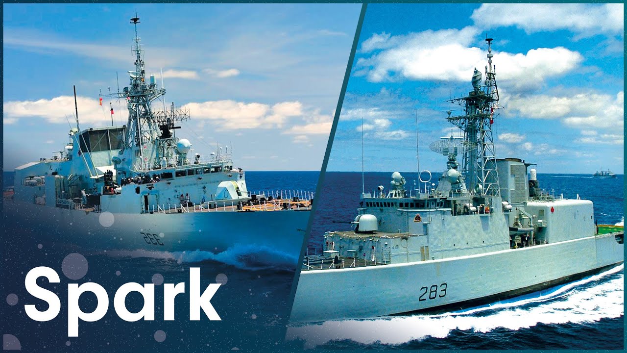 Life Onboard The Royal Canadian Navy Ships (HMCS) | Warships Compilation | Spark