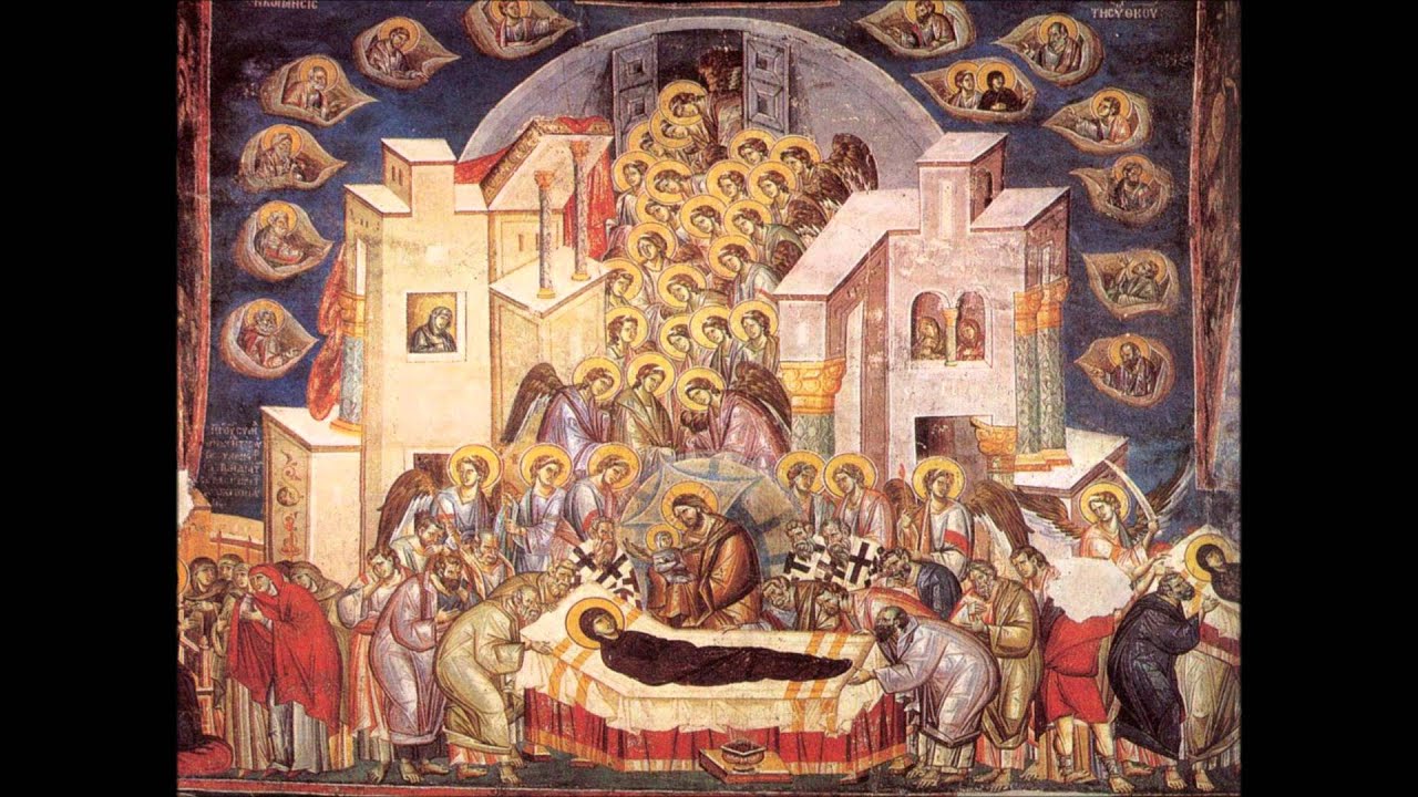 Doxastikon Dormition of The Theotokos (Arabic+Greek+English)