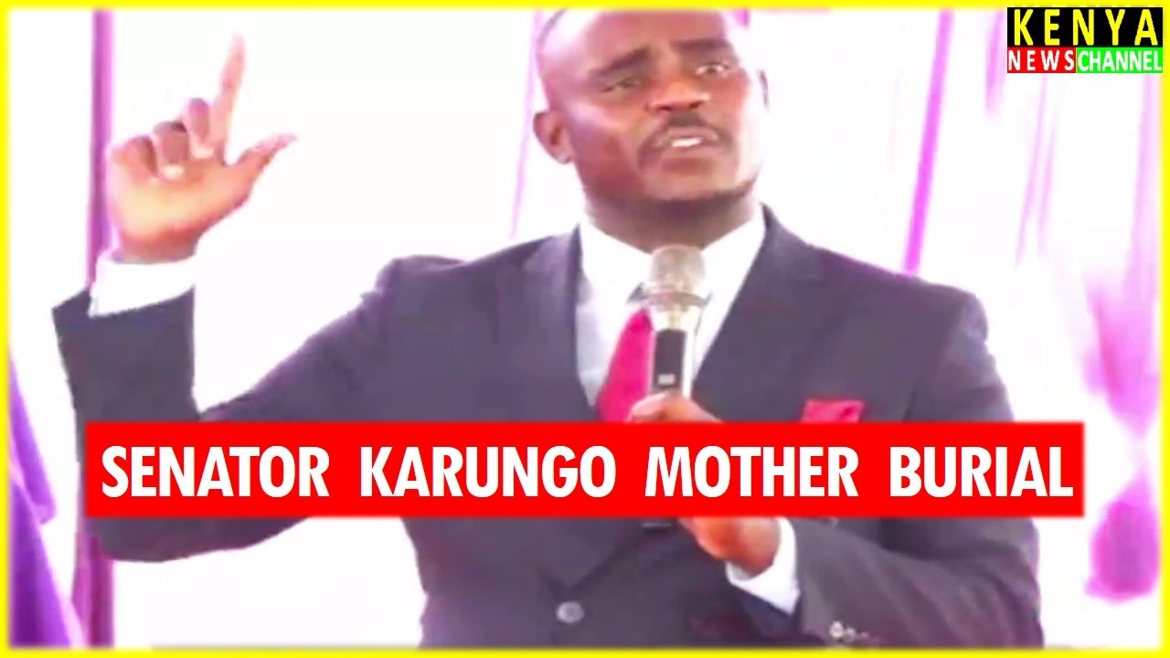 Клеофас Малала рискует быть арестованным во время лекции о похоронах матери Руто Карунго Тхангвы ...