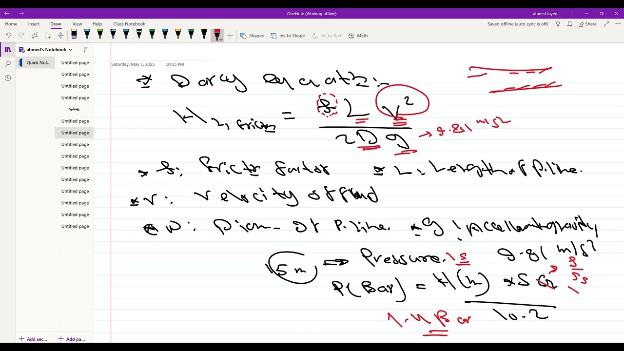 012 Introduction to Head loss and Darcy Equation