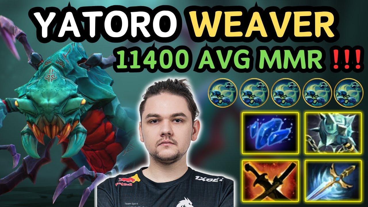 🔥 YATORO WEAVER Hard Carry Highlights 11400 AVG MMR Pub 🔥 EZ Game For YATOROGOD - Dota 2
