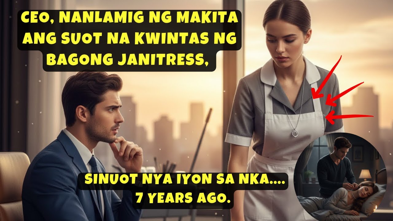 CEO, NANLAMIG NG MAKITA ANG SUOT NA KWINTAS NG BAGONG JANITRESS,SINUOT NYA IYON SA NKA....7 YEARS 