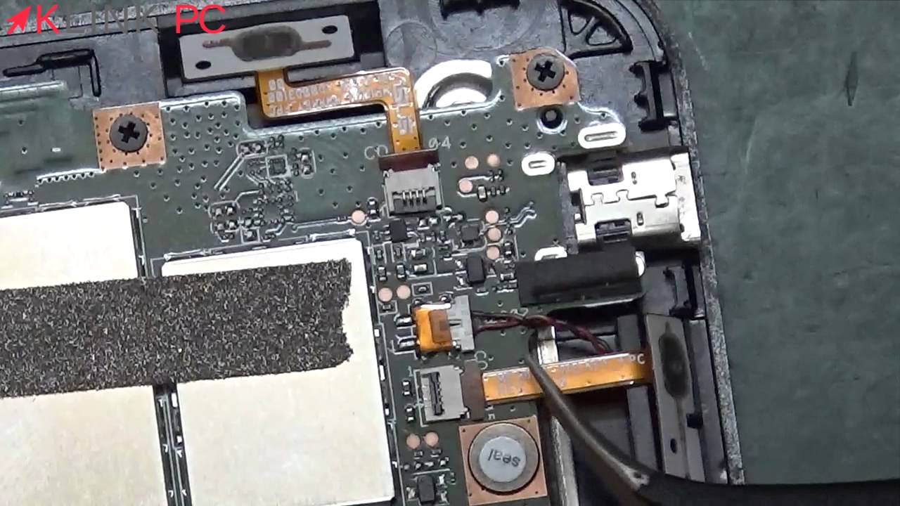 Как разобрать планшет Asus K01E