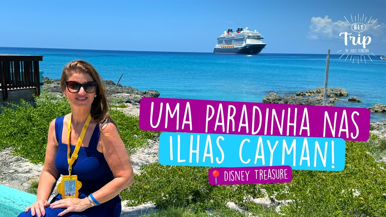 Compensa descer nas Ilhas Cayman? 🪸 Cruzeiro Disney Treasure