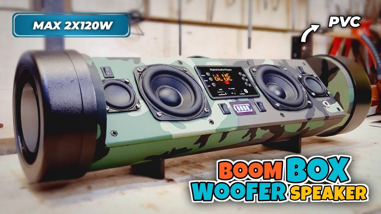 Cara membuat Speaker Bluetooth dari pipa PVC full Bass!! | 3 inch