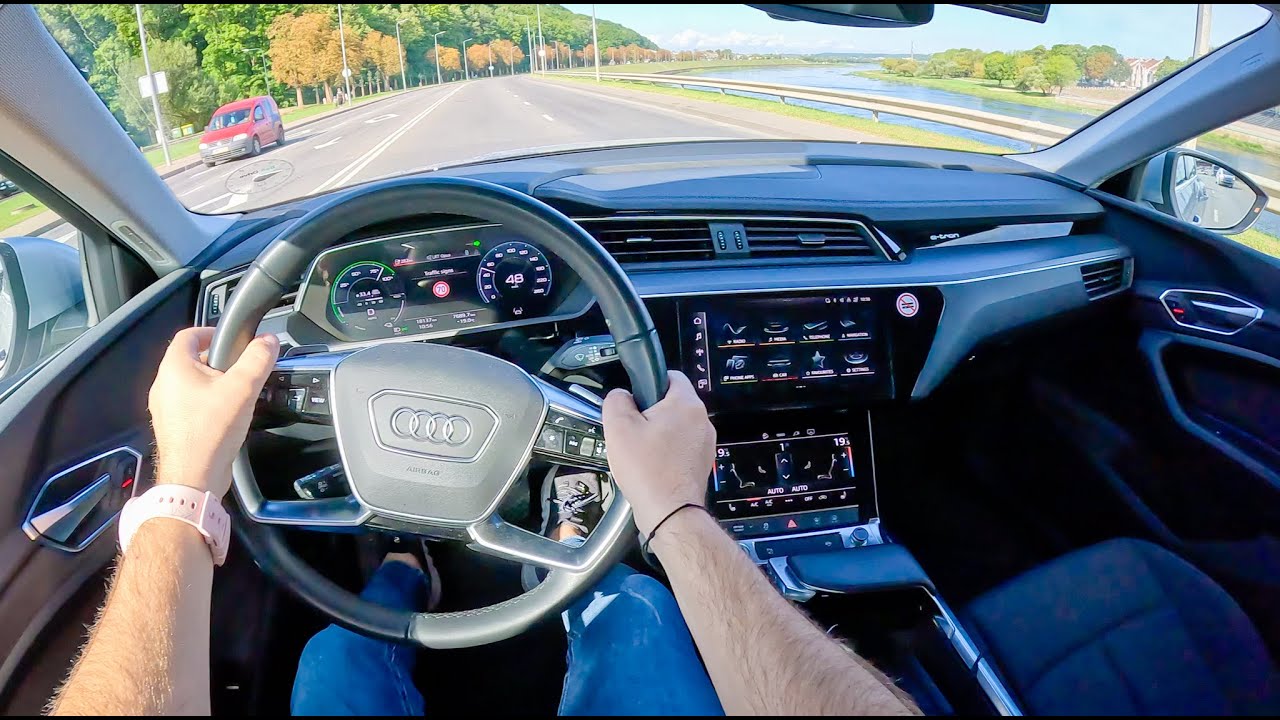 2023 Q8 E-tron [50 313HP] |0-100| POV Test Drive #1850 Joe Black