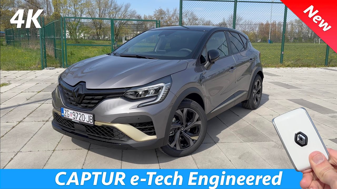 Renault Captur 2023 – Подробный обзор в 4K | e-Tech Engineered 145 (Экстерьер - Интерьер), Цена