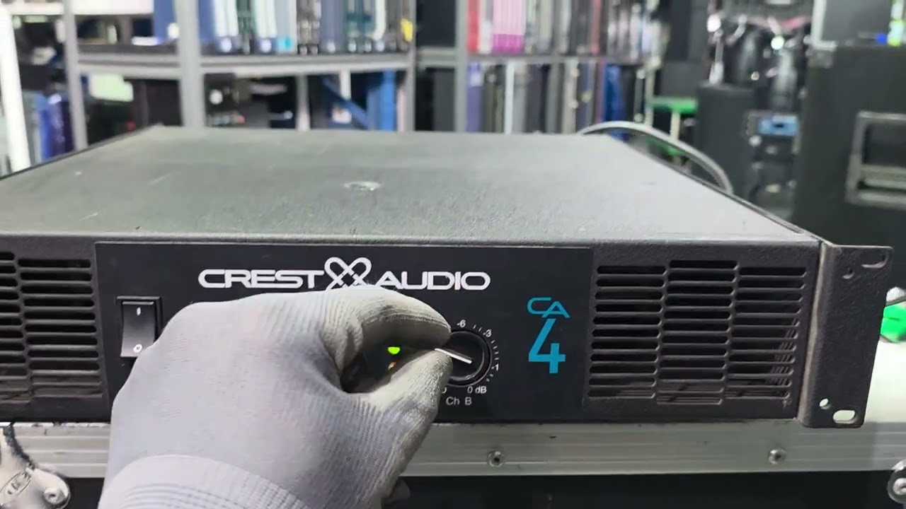 (Crest Audio)CA4 4옴 435W×2 파워앰프 중고 