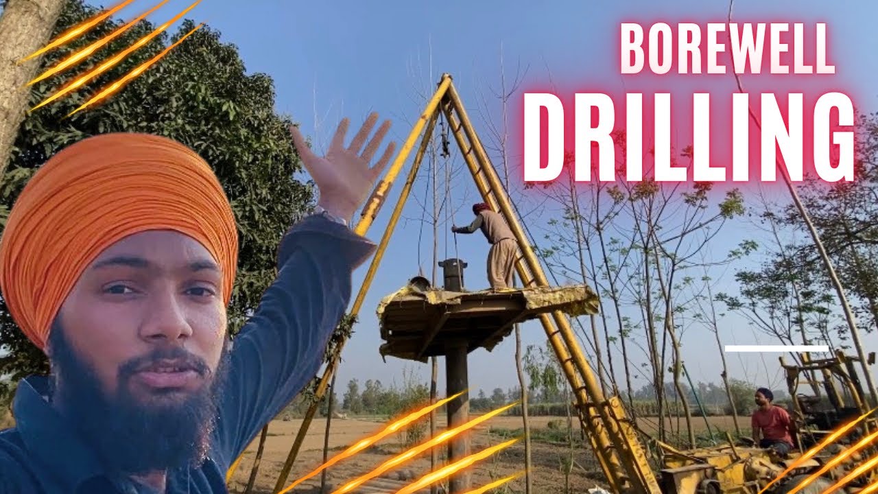 Borewell drilling⚙️ at our fields🌾
