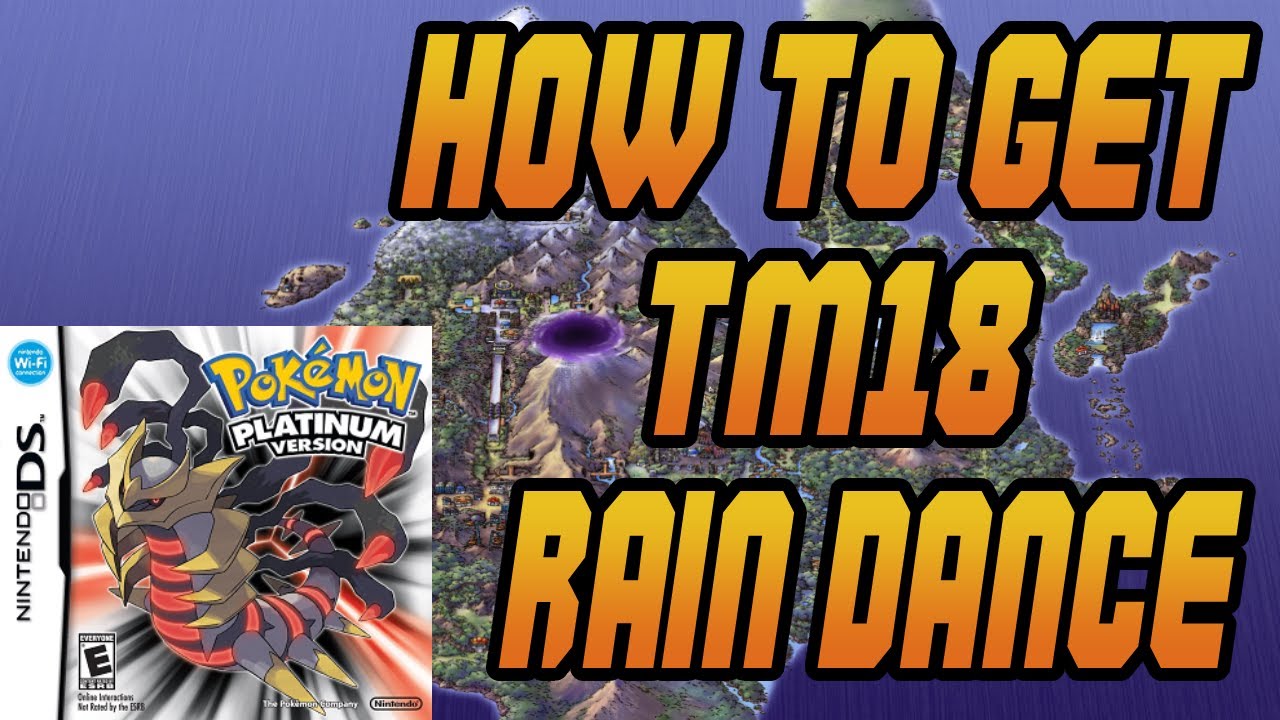 How to Get TM18 Rain Dance in Pokemon Platinum
