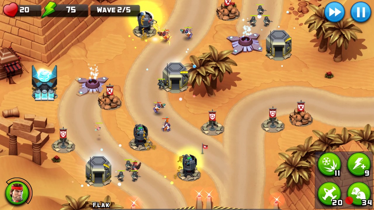 Alien Creeps TD - Level 31-Pyramid Schemes - Campaign 3 Stars