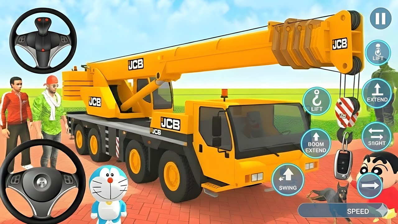 Franklin purchase new Hevy Crane truck in shin-chan🤑Indian Theft Auto Simulator | New update💥🤩