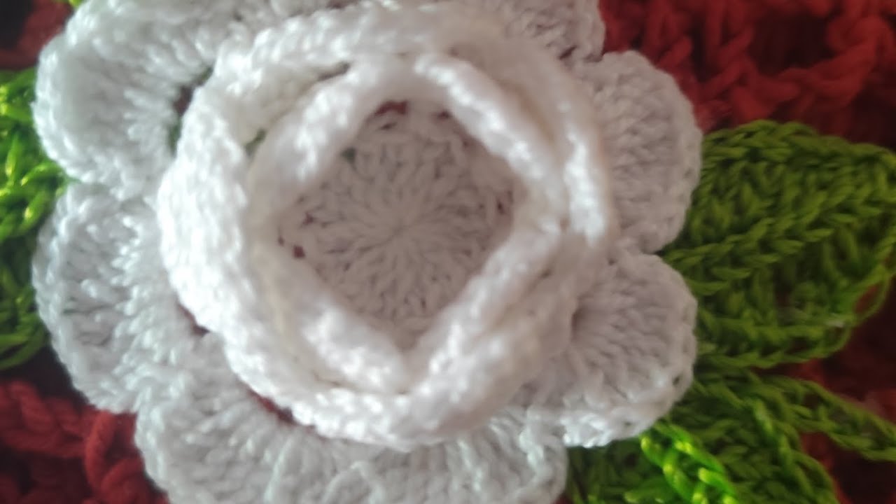 Passo a passo flor Roseta Aberta